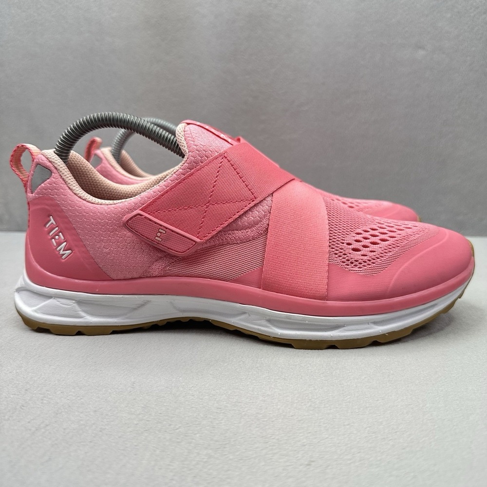 TIEM Slipstream Womens Size 9.5 Cycling Shoes Coral Pink 2-Bolt Sneaker Cleats